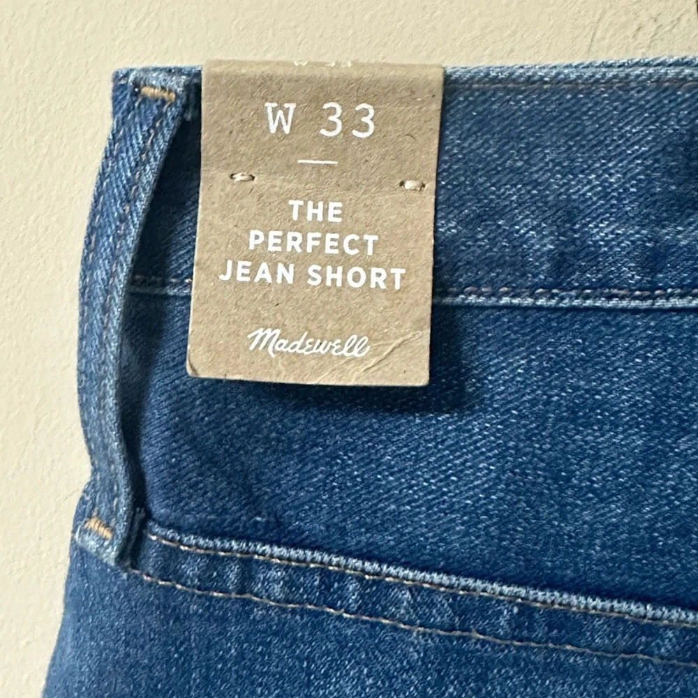 NWT Madewell Women's The Perfect Jean Denim Shorts - L4401 Size W33 - Picture 13 of 16